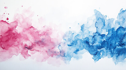 Poster - Creative splash of colorful watercolor art studio digital artwork artistic environment close-up view abstract concept