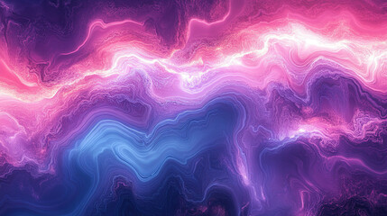 Poster - Vibrant swirls of color in abstract art digital creation contemporary style studio setting close-up perspective
