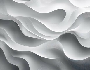 Canvas Print - white and gray abstract banner background