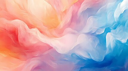 Wall Mural - abstract dreamscape vibrant colors