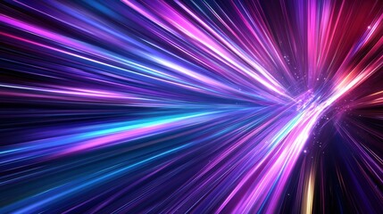 Aufkleber - Colorful abstract background with star burst and vibrant hues for creative projects and designs