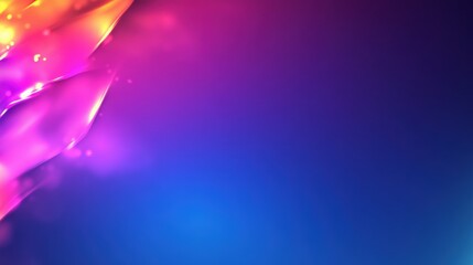 Aufkleber - Abstract background with colorful lights and patterns creating a vibrant visual display for creative projects