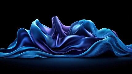 Aufkleber - Blue and purple abstract background with organic shapes and textures for creative use