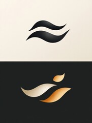 Aufkleber - Comparison of outdated logo and modern logo redesign showcasing branding evolution and design progress. Generative AI