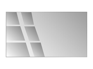 Wall Mural - high-gloss transparent acrylic. showcase ready with realistic glare. png