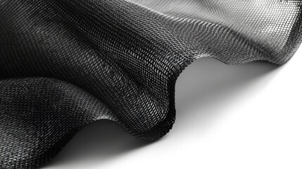 Texture for Note or Notebook - Black Sheet Paper: Texture for note or notebook, black sheet paper with white mesh pattern.
