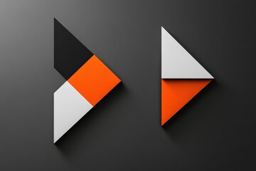 Aufkleber - Comparison of outdated logo and modern redesigned logo showcasing a sleek branding concept. Generative AI