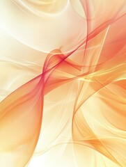 Wall Mural - Soft swirling abstract patterns in warm tones create a soothing visual effect for creative projects or backgrounds. Generative AI