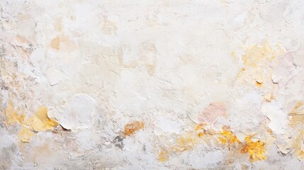 Poster - Abstract textured background with soft white and yellow hues, ideal for design and art projects