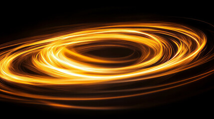 Poster - Glowing swirl of blessed light on dark background for abstract design