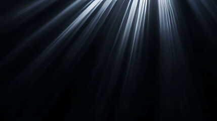 Poster - Sunlight beams streaming through dark sky for inspirational backgrounds
