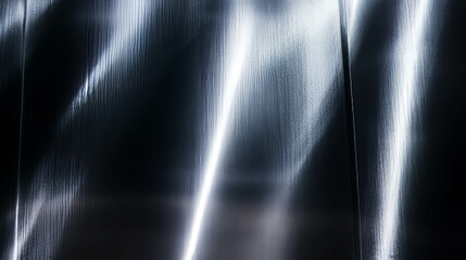 Poster - Abstract brushed metal texture background with subtle lighting for modern designs