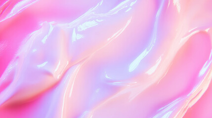 Poster - Creamy abstract background with neon light illumination for modern design