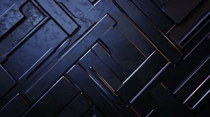 Poster - Modern abstract geometric metal surface design for backgrounds and projects