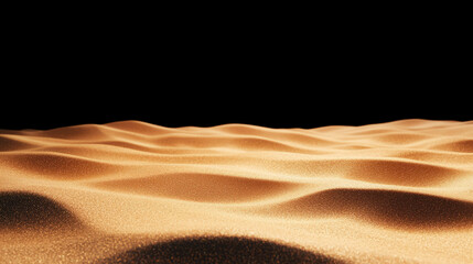 Poster - mesmerizing sand waves over dark background for relaxation and design