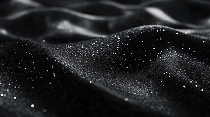 Poster - Mesmerizing landscape of falling sand with sharp contrasts for textures and backgrounds