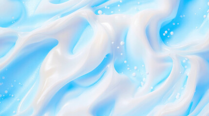 Poster - Abstract foam and dust background with smooth wave patterns