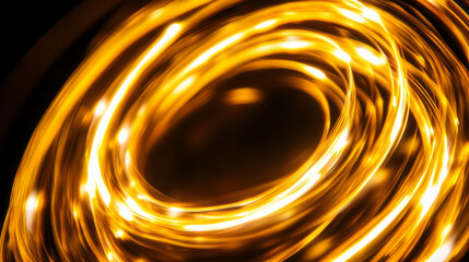 Poster - Abstract golden light swirls creating stunning background for elegant design