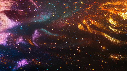 Poster - vibrant holographic gradient background with shimmering color shifts for creative design