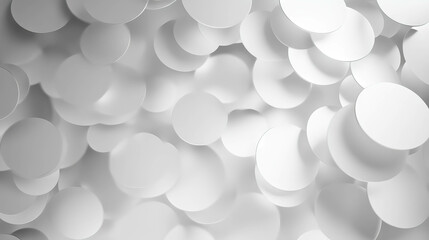 Poster - Grayscale gradient with textured bokeh circles for modern design backgrounds