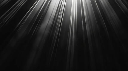 Poster - Nostalgic grayscale light rays for atmospheric design and backgrounds