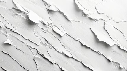 Poster - Abstract White Paper Texture Background Design