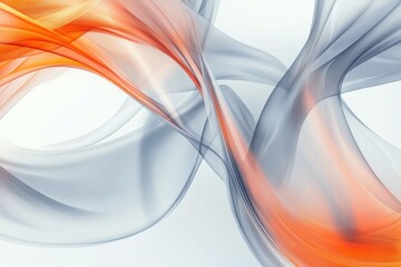 Leinwandbilder - Colorful abstract swirls create a dynamic flow of energy and movement in a creative design landscape. Generative AI