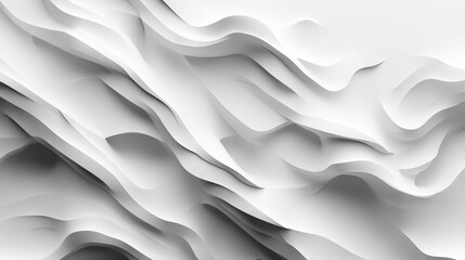 Poster - abstract low poly background with layered wave patterns for modern design themes