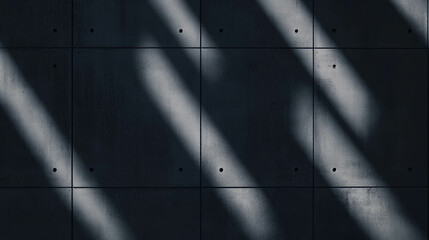 Poster - Dramatic matte concrete surface with sharp shadows for modern design projects