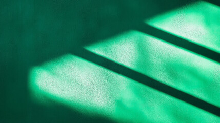 Poster - Abstract mint green light and shadows background for creative design