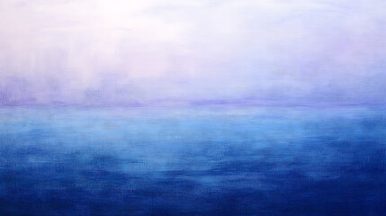 a blue ocean with a white sky
