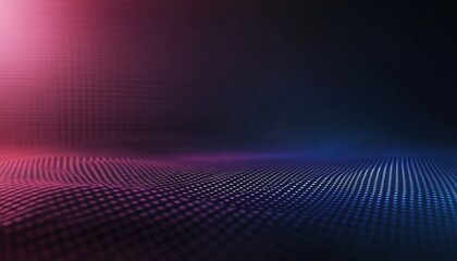 Aufkleber - Abstract Pink and Blue Digital Background with Glowing Dots and Lines