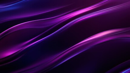 Poster - Abstract Purple and Blue Waves Background Texture