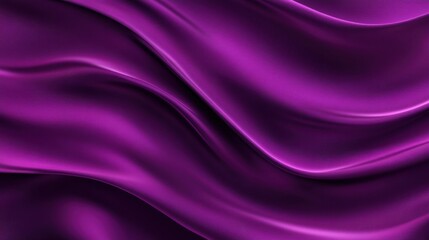 Poster - Abstract Purple Fabric Texture Background: Smooth, Elegant Waves and Rich Color