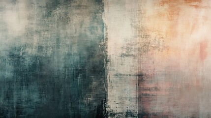 Poster - Abstract Textured Background with Teal and Orange Hues