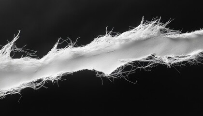 Poster - Abstract White Water Splash on Black Background