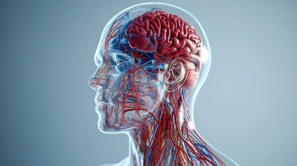 Poster - Visualizing the human body's nervous system an artistic rendering studio digital art creative space anatomical perspective science