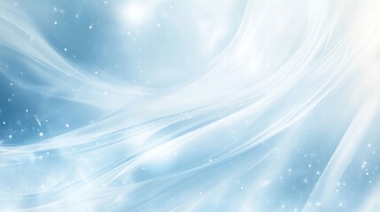 Poster - Flowing winter scene abstract landscape digital art chilly environment artistic perspective fluidity in design