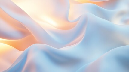 Poster - Illuminated texture display abstract environment digital art white background soft glow concept