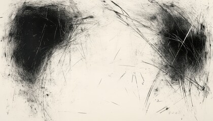 Poster - Abstract Black and White Ink Splatter Painting Texture Background