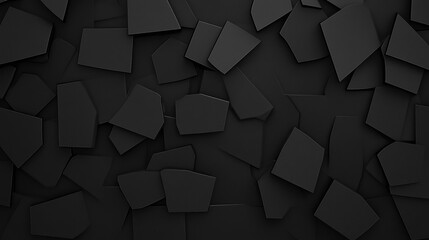 Poster - Abstract Black Fragment Background Texture