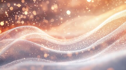 Poster - Create serene atmosphere abstract space digital art minimalistic design aesthetic focus elegant white background