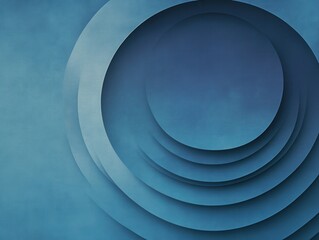 Fototapete - Abstract Blue Circles Background Texture