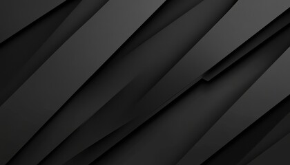 Poster - Abstract Dark Geometric Background with Diagonal Lines and Textured Shadows