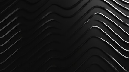 Aufkleber - Abstract Dark Wavy Texture Background with Seamless Pattern