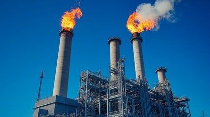 Poster - Optimizing industrial gas combustion processes in power plants insights techniques and environmental impact