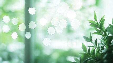 Poster - Creating a soft focus hexagon bokeh studio photography abstract close-up gradient shift effect