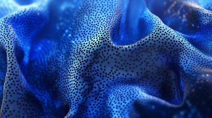 Poster - Captivating soft focus on textured blue gradient art studio digital artwork creative space abstract interpretation