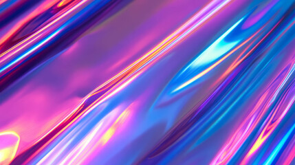 Poster - Vibrant abstract background with smooth polished plastic surface