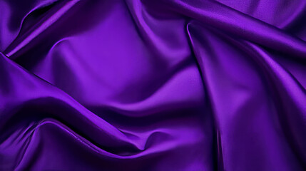 Poster - Luxurious purple fabric with elegant texture for textile design